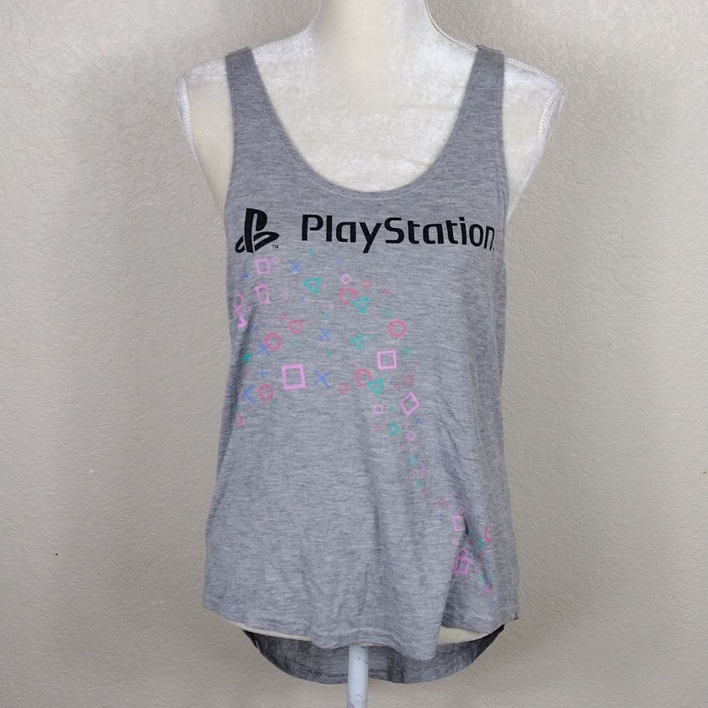 Sony 🌟 4 For $15 Playstation Dual Shock Printed Tank Top Medium